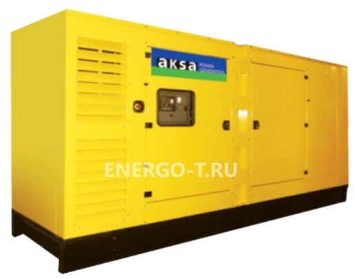 Дизельный генератор AKSA AC400 в кожухе