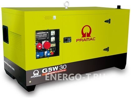 Дизельный генератор PRAMAC GSW 30 Y в кожухе