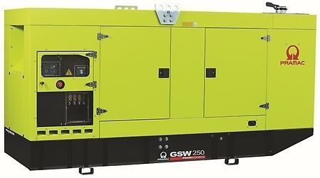 Дизельный генератор PRAMAC GSW 250 P в кожухе с АВР