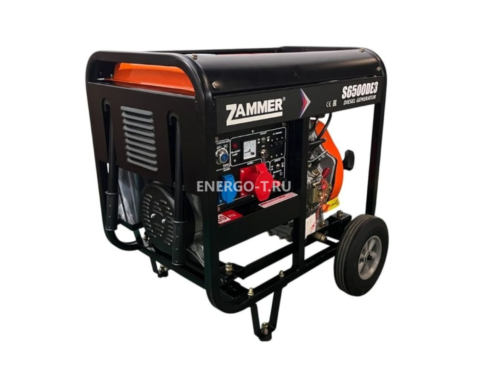 Дизельный генератор ZAMMER ECO S6500DE3 - 4,5 кВт