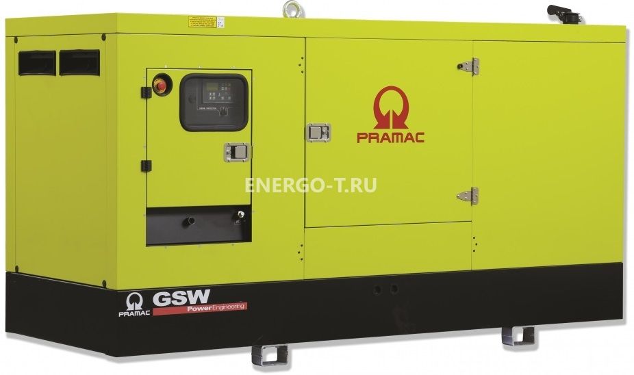 Дизельный генератор PRAMAC GSW 170 D в кожухе
