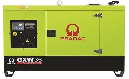 Дизельный генератор PRAMAC GXW 35 W в кожухе
