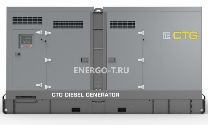 Дизельный генератор CTG 400C в кожухе