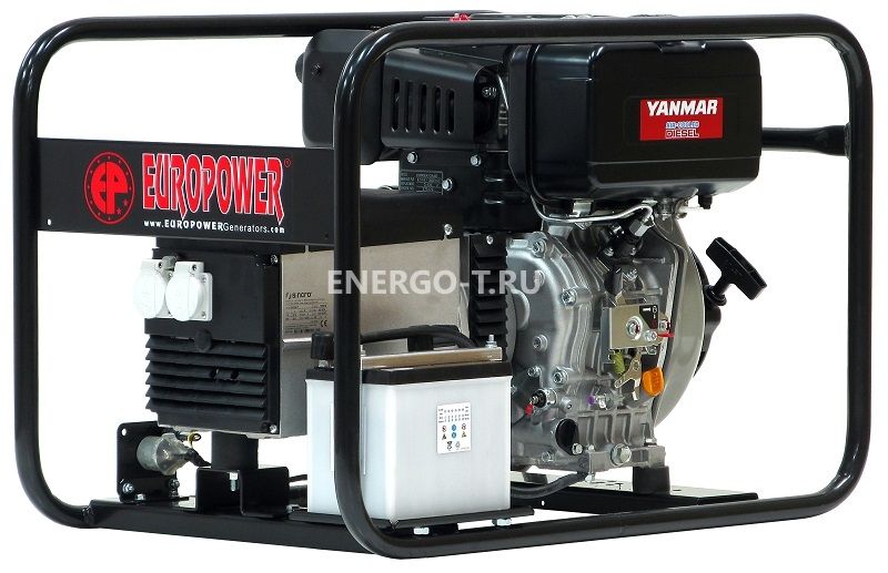 Дизельный генератор Europower EP 6000 TDE с АВР