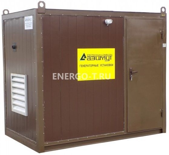 Дизельный генератор Азимут АД-900С-Т400 в контейнере с АВР