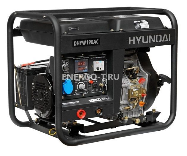 Бензиновый генератор Сварочный генератор Дизельный генератор Hyundai DHYW 190AC