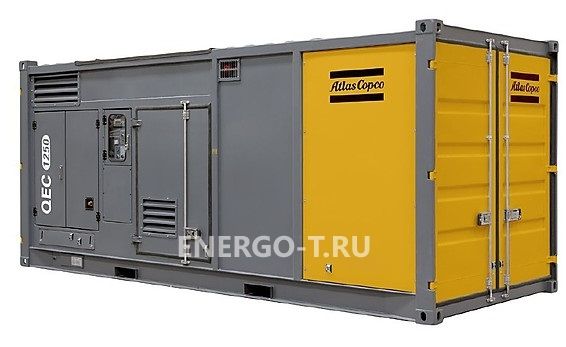 Дизельный генератор Atlas Copco QEC 1250 с АВР