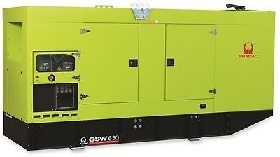 Дизельный генератор PRAMAC GSW 630DO в кожухе