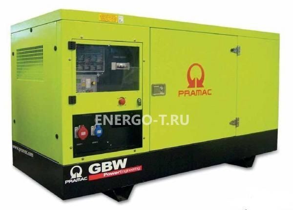Дизельный генератор PRAMAC GSW165 P в кожухе с АВР