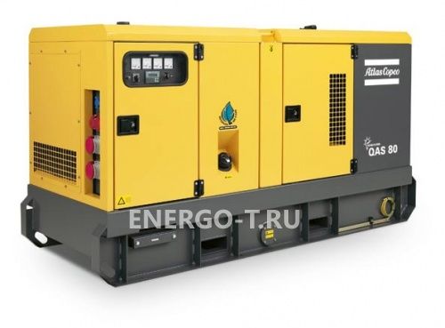 Дизельный генератор Atlas Copco QAS 80 (65 кВт)