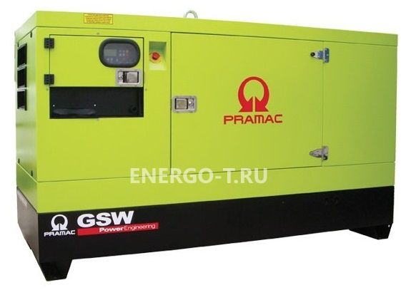 Дизельный генератор PRAMAC GSW 30 P 1 фаза в кожухе с АВР