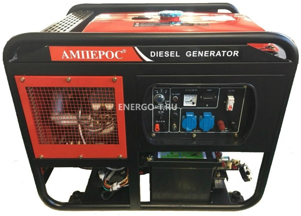 Газовый генератор Дизельный генератор  LDG 15000 E-3 с АВР