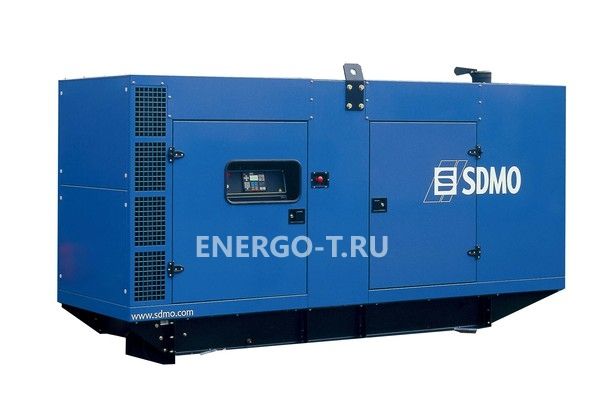 Дизельный генератор SDMO V 400C2 в кожухе с АВР