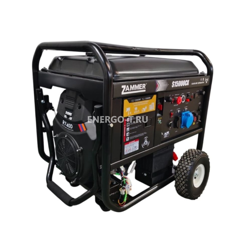 Бензиновый генератор ZAMMER S15000CX